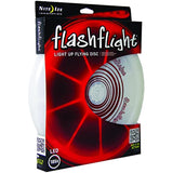 Nite Ize Flashflight LED Light Up Flying Disc, Glow in the Dark for Night Games, 185g, Red