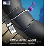 Controlomatic SmarterSpa Automatic Drape Over Saltwater Chlorine Generator w/ Reverse Polarity and 10 Power Levels for Home Spa Up to 1,000 Gallons