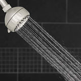 Waterpik TRS-529E Power Spray Shower Head 5-Modes 1.8 GPM, Brushed Nickel