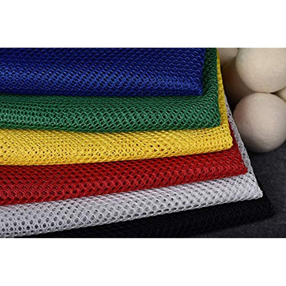 Commercial Mesh Laundry Bag - Sturdy Mesh Material with Drawstring Closure. Ideal Machine Washable Mesh Laundry Bag for Factories, College, Dorm and Apartment Dwellers. (24