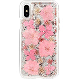 Case-Mate iPhone X Case - KARAT PETALS - Made with Real Flowers - Slim Protective Design - Apple iPhone 10 - Pink Petals