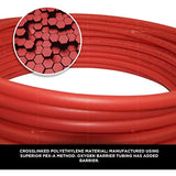 SUPPLY GIANT APR34100 PEX A Tubing for Potable Water Non-Barrier Pipe 3/4 in. x 100 Feet, Red