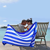 Beach Travel Towel Oversized Camping - XL 78 x 35 Inch Lightweight, Quick Dry, Sand Free, Extra Large Towels & Blanket - Perfect for Swimmers, Camping, Gym,Yoga
