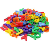 Magnetic Letters and Numbers – 72 Educational Refrigerator Fun Learning Plastic Magnets for Toddlers and Children – Great for Preschool, Classroom, Day Care, and Home – by EduKids