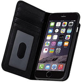 Case-Mate iPhone 8 Plus Case - WALLET FOLIO - Leather iPhone Wallet - ID + Cards + Cash - Protective Design for Apple iPhone 8 Plus - Black