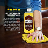 Milsek Furniture Polish and Cleaner with Lemon Oil, 12-Ounce, LM-12