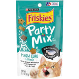 Purina Friskies Made in USA Facilities Cat Treats; Party Mix Meow Luau Crunch -