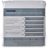 King Mattress Protector - Waterproof, Breathable, Blocks Allergens, Smooth Soft Cotton Terry Cover. The Premium Mattress Protector Will Surely Increase The Life of Your Mattress. (King)