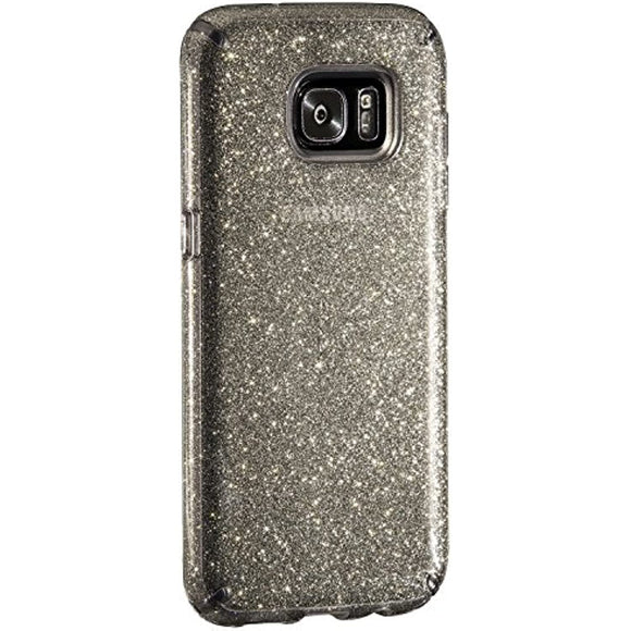 Speck Products CandyShell Cell Phone Case for Samsung Galaxy S7 Edge - Retail Packaging - Obsidian Gold/Black - 75868-5637