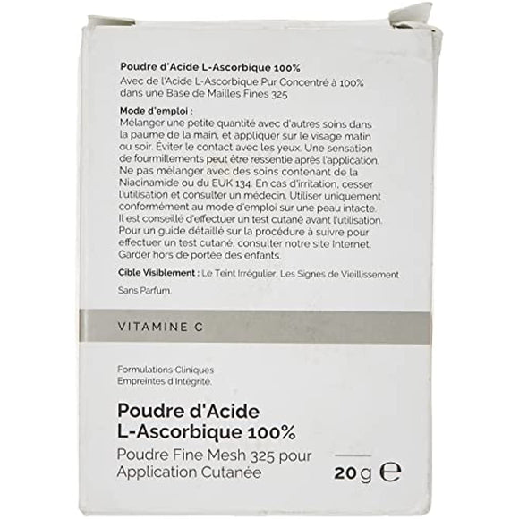 The Ordinary 100% L-Ascorbic Acid Powder Fine 325 Mesh Topical Powder w/ Vitamin C