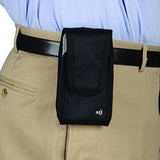 Nite Ize Clip Case Cargo Phone Holster - Protective, Clippable Phone Holder for Your Belt Or Waistband - Extra Tall - Black