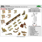 Johnson Hardware Bifold 48" 1700 Closet Door Hardware