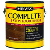 Minwax 672070000 Complete 1 Step Floor Finish, 1 Gallon, Brandywine