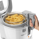 Presto 05443 CoolDaddy Cool-touch Deep Fryer - White