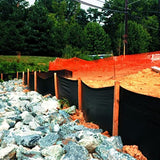 Tenax 31900500 Silt Fence, 2 by 100-Feet, 2' x 100', Black