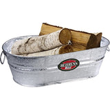 Behrens Hot Dipped Galvanized Steel Oval PlanterTub 16-Gallon