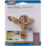 Orbit 55032 1/2" BRS Sprinkler Head, Connection, Silver and gold