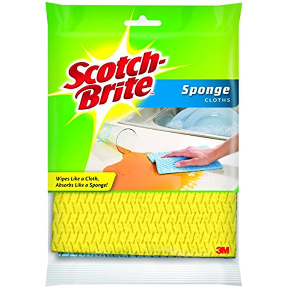 3M COMPANY 9055 Sponge Cloth (2 Pack) - Color May Vary
