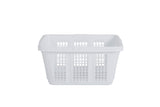 Rubbermaid Laundry Basket, 1.6-Bushel, White, Laundry, Storage, Bathroom, Bedroom, Home Closet Clothes Basket
