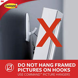 Command 17091CLRVP Medium Hooks, 6 Hooks, Clear, 6 Hooks