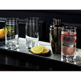 Highball Glasses Set of 4 - Lead-Free Crystal Clear Drinking Glasses, Elegant Glass Cups with Bubble for Water, Wine, Beer, Cocktails and Mixed Drinks