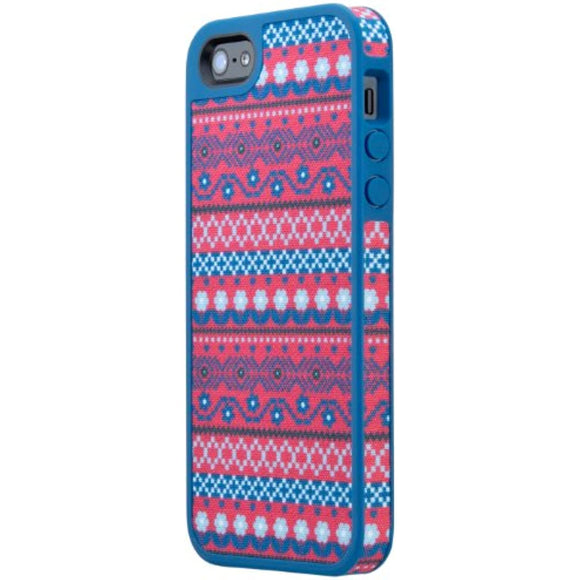 Speck Products FabShell Fabric-Covered Case for iPhone 5 - DigiTribe Pink/Blue
