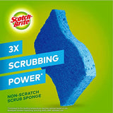 3M Scotch Brite Scrub Sponge Pack (10, Non Scratch)
