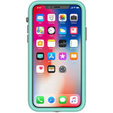 Speck Products Compatible Phone Case for Apple iPhone Xs and iPhone X, Presidio Sport Case, Wave Teal/Tart Pink/Gunmetal Grey