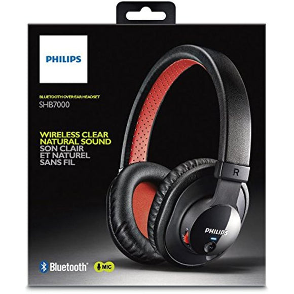 Philips SHB7000/28 Bluetooth Stereo Headset, Black