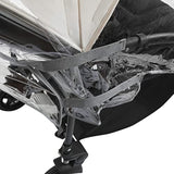 Baby Stroller Rain Cover - Weatherproof Shield to Safeguard Your Child from Wind and Rain. Universal Size, Mesh Material for Ventilation and Reflective Trimming for Night Visibility. (Clear Vinyl)
