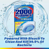 2000 FLUSHES-20801 Blue Plus Bleach Automatic Toilet Bowl Cleaner, 3.5 OZ ( Pack