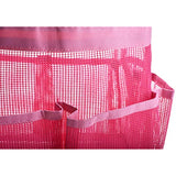 Mesh Shower Bag - Easily Carry, Organize Bathroom Toiletry Essentials While Taking a Shower. (9-Pockets | Pink)