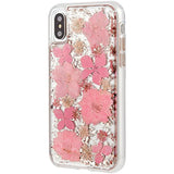 Case-Mate iPhone X Case - KARAT PETALS - Made with Real Flowers - Slim Protective Design - Apple iPhone 10 - Pink Petals