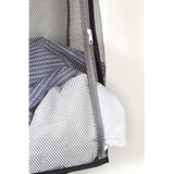 Store & Score Over The Door Hanging Kids Fun LED Baseball Light-Up Collapsible Mesh Laundry Hamper Basket, Toy Chest, Heavy Duty Metal Hooks Included. Patent Pending