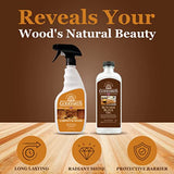 Goddard’s Cabinet Makers Wax Cleaning Spray – Wood Cleaner & Furniture Polish to Shine & Protect – Wood Cleaner Spray w/Bee Wax & Lemon Oil for Furniture – Non-Abrasive Wood Polish (23 oz)