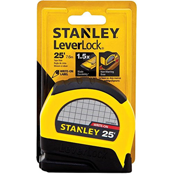 Stanley STHT30825 Lever Lock Tape Rule, 25-Foot