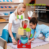 Play Brainy Kids Cleaning Cart Set Toy for Kids| Deluxe Cleaner Trolley Playset Includes Mop, Bucket, Dustpan | Exciting Pretend Play Toys for Boys & Girls