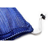 Mesh Equipment Bag, Royal Blue - 24” x 36” - Adjustable, sliding drawstring cord closure. Perfect mesh bag for parent or coach, making it easy to transport and keeping your sporting gear organized.