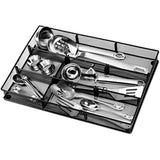 Custom Drawer Organizer Tray – 20 Adjustable Metal Mesh Dividers to Create Custom Storage Sections. Easily Organize Office Desk Supplies and Accessories. Perfect Home or Office Drawer Tray. (Black)