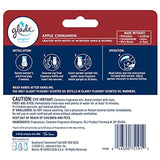 Glade PlugIns Refills Air Freshener, Scented and Essential Oils for Home and Bathroom, Apple Cinnamon, 2.01 Fl Oz, 3 Count