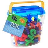 Magnetic Letters and Numbers – 72 Educational Refrigerator Fun Learning Plastic Magnets for Toddlers and Children – Great for Preschool, Classroom, Day Care, and Home – by EduKids