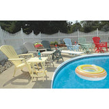 Adams Quik Fold Side Table Wht