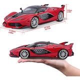 Bburago 18-16907RD Signature 1/18 Scale Diecast - 18-16907 Ferrari FXX K Supercar Red, Multicolor