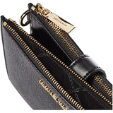 Michael Kors Adele Double-Zip Wristlet 7+ Black One Size