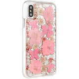 Case-Mate iPhone X Case - KARAT PETALS - Made with Real Flowers - Slim Protective Design - Apple iPhone 10 - Pink Petals