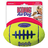 KONG - AirDog Squeaker Football - Squeaky Bounce and Fetch Toy, Tennis Ball Material - For Medium Dogs