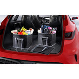 Reusable Shopping Cube Grocery Bag - These Sturdy Tote Bags will Keep your Car Trunk Groceries in Place. Long Handles to Carry in Hand or Over Shoulder. Folds Flat for Convenient Storage. (Set of 4)