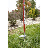 GARDEN WEASEL 95204 WeedPopper Step & Twist, Easy Weed Removal, No Chemicals, Easy Cleanup, Weather and Rust Resistant, Lifetime Warranty