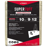 Trimaco 51121 SuperTuff Drop Cloth, 9-feet x 12-feet, Tan