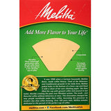 Melitta #6 Cone Coffee Filters, Natural Brown, 40 Count